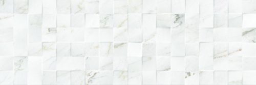 Marmo Mosaic 3D Bianco falburkolat